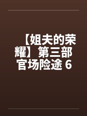 【姐夫的荣耀】第三部官场险途 6-10集 作者：小手笔趣阁无弹窗封面